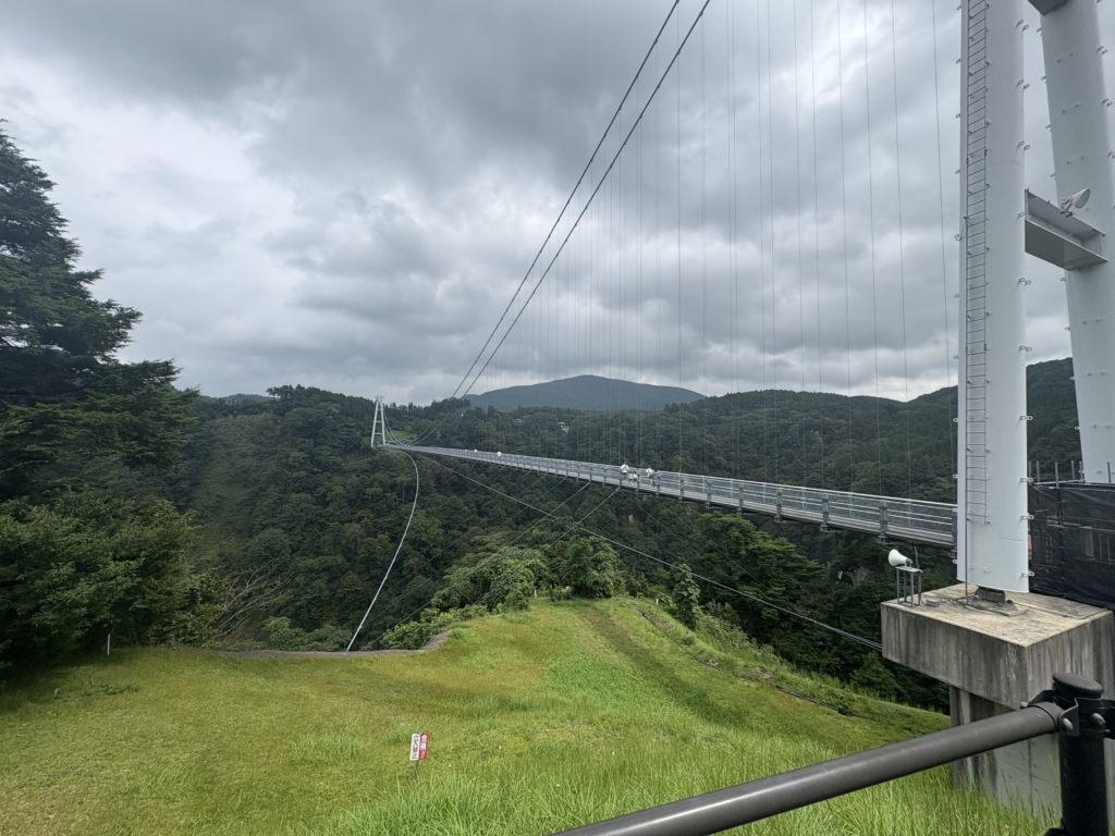 日本一の高さである九重“夢”大吊橋